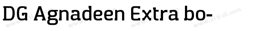 DG Agnadeen Extra bo字体转换
